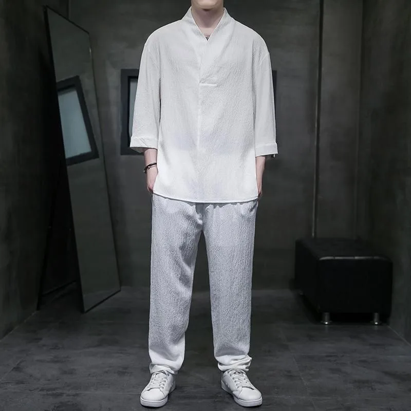 Ensemble lin glacé homme — Cool, chic, irrésistible — vue 4