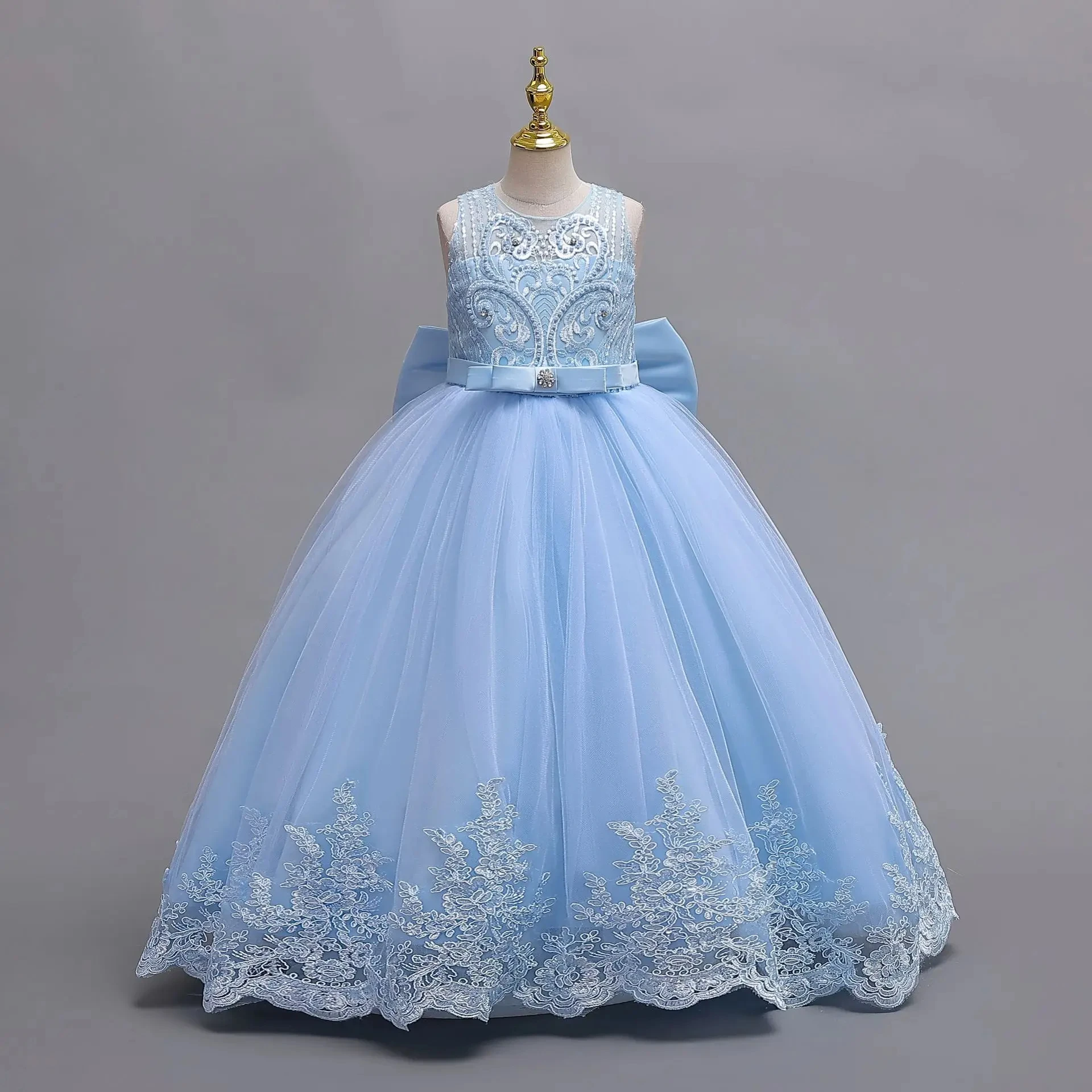 Robe tulle brodée fille — Comme dans un conte — vue 21