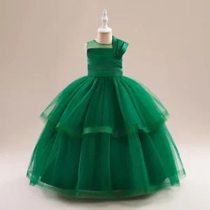 Robe de cérémonie fille tulle — Elle sera la plus belle
