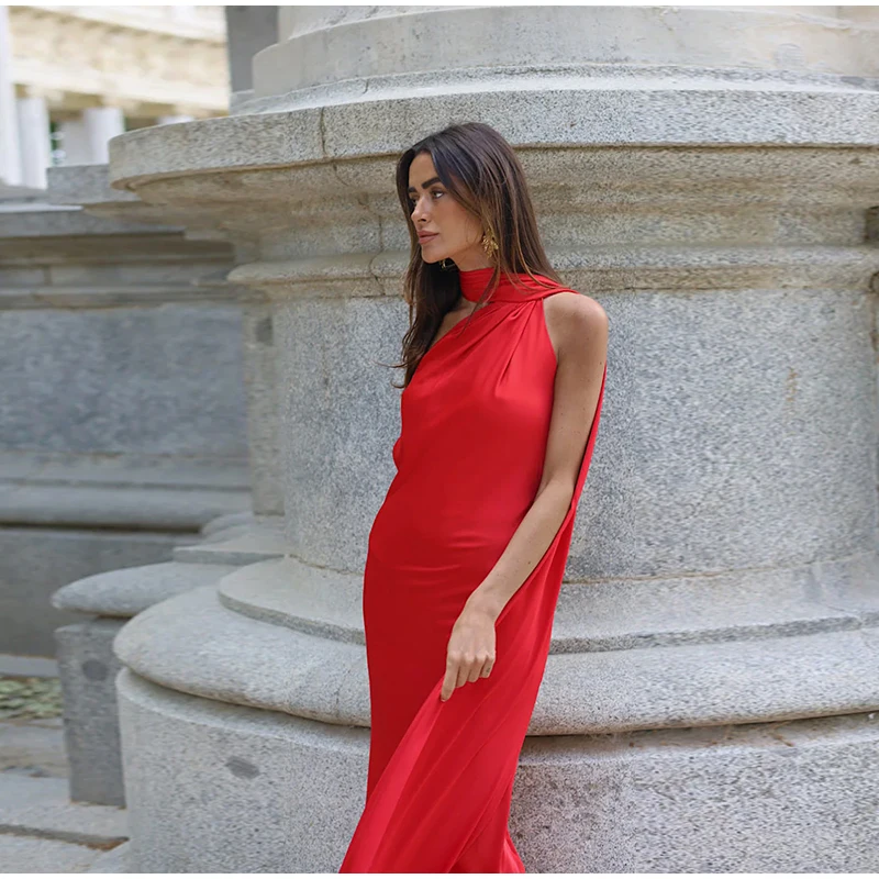 Robe satin dos nu — La sophistication faite robe — vue 57