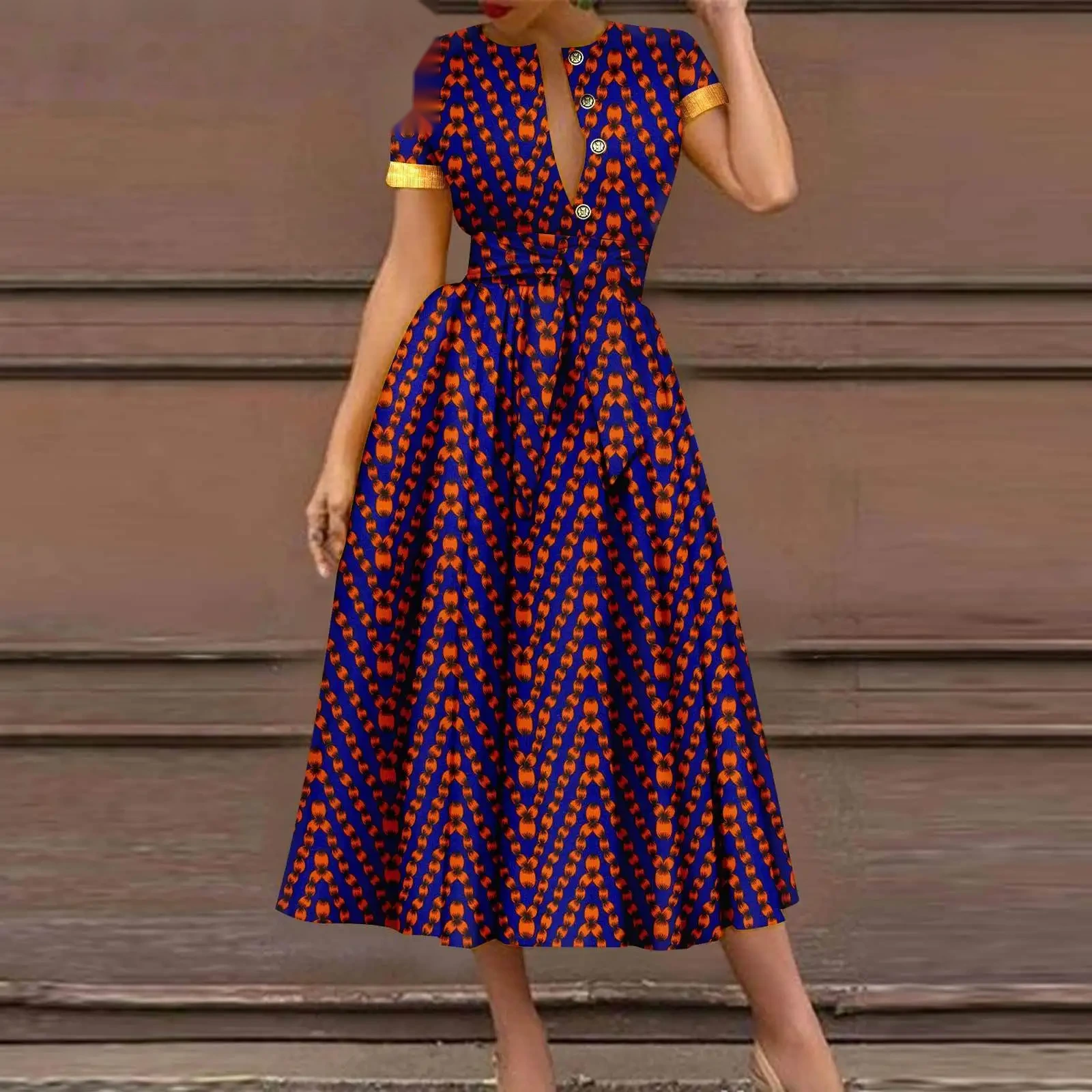 Robe Dashiki ceinturée — Fière et rayonnante — vue 19