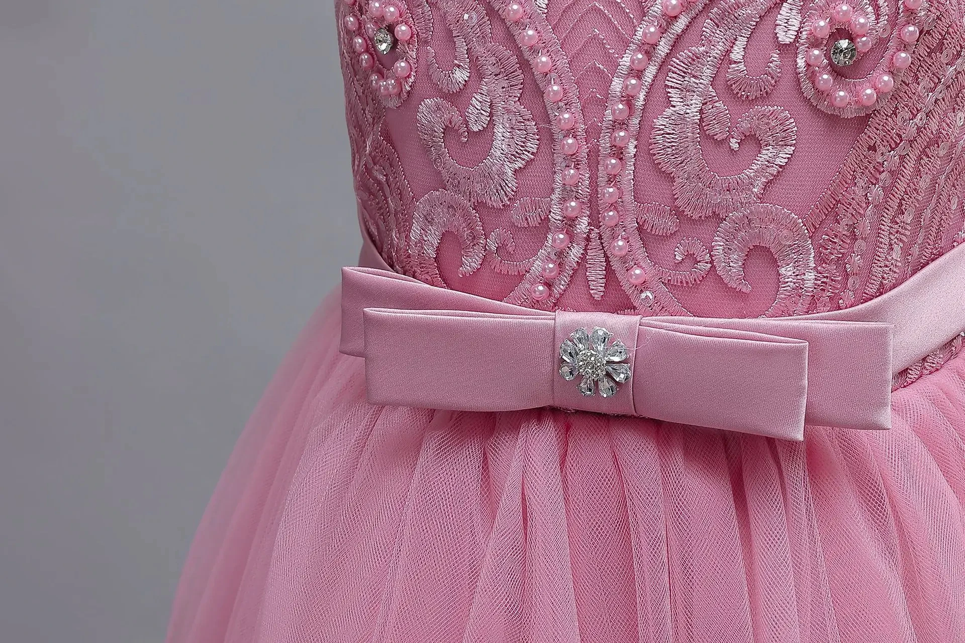 Robe tulle brodée fille — Comme dans un conte — vue 17
