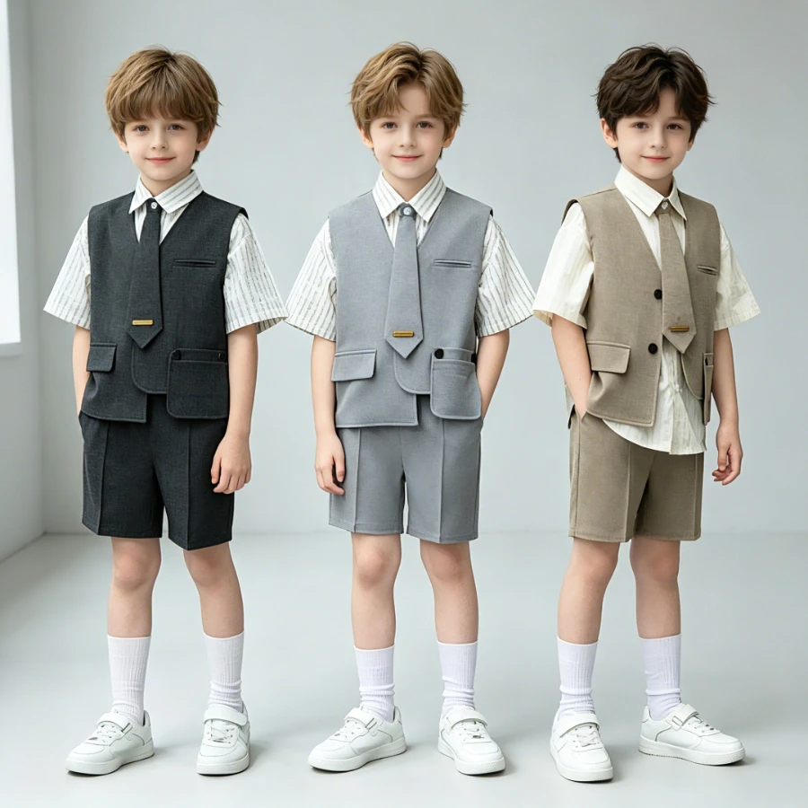 Ensemble cérémonie garçon été — Élégant sous le soleil — vue 2