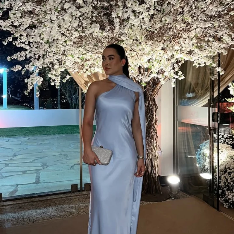 Robe satin dos nu — La sophistication faite robe — vue 12