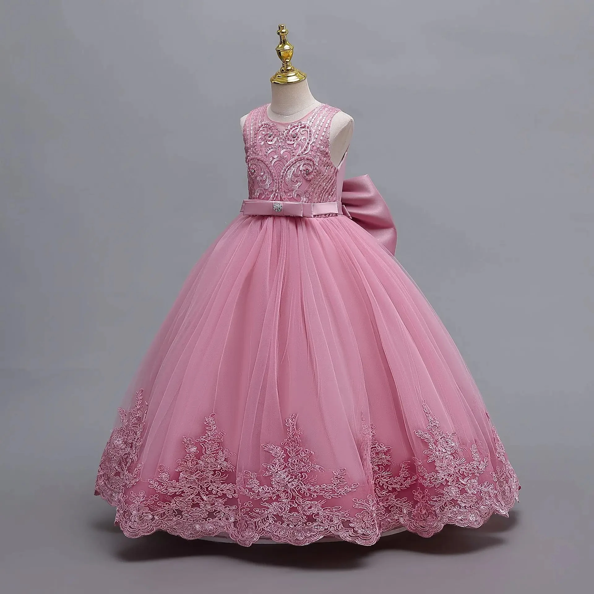 Robe tulle brodée fille — Comme dans un conte — vue 14