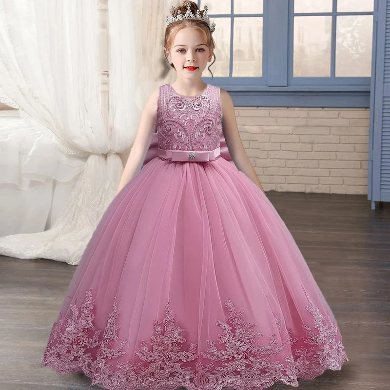 Robe tulle brodée fille — Comme dans un conte — vue 3