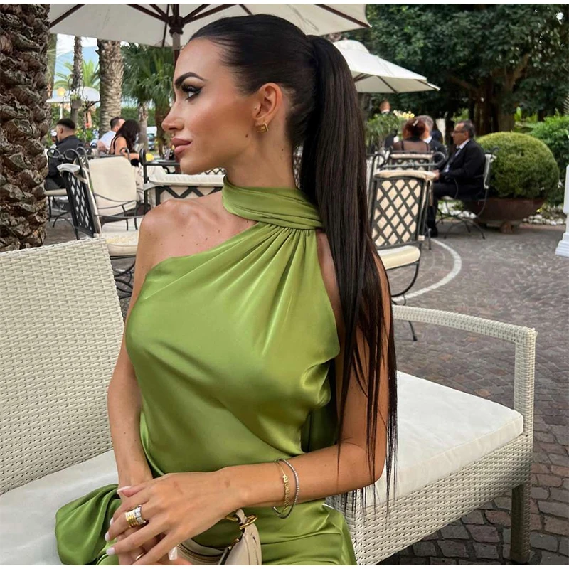 Robe satin dos nu — La sophistication faite robe — vue 41
