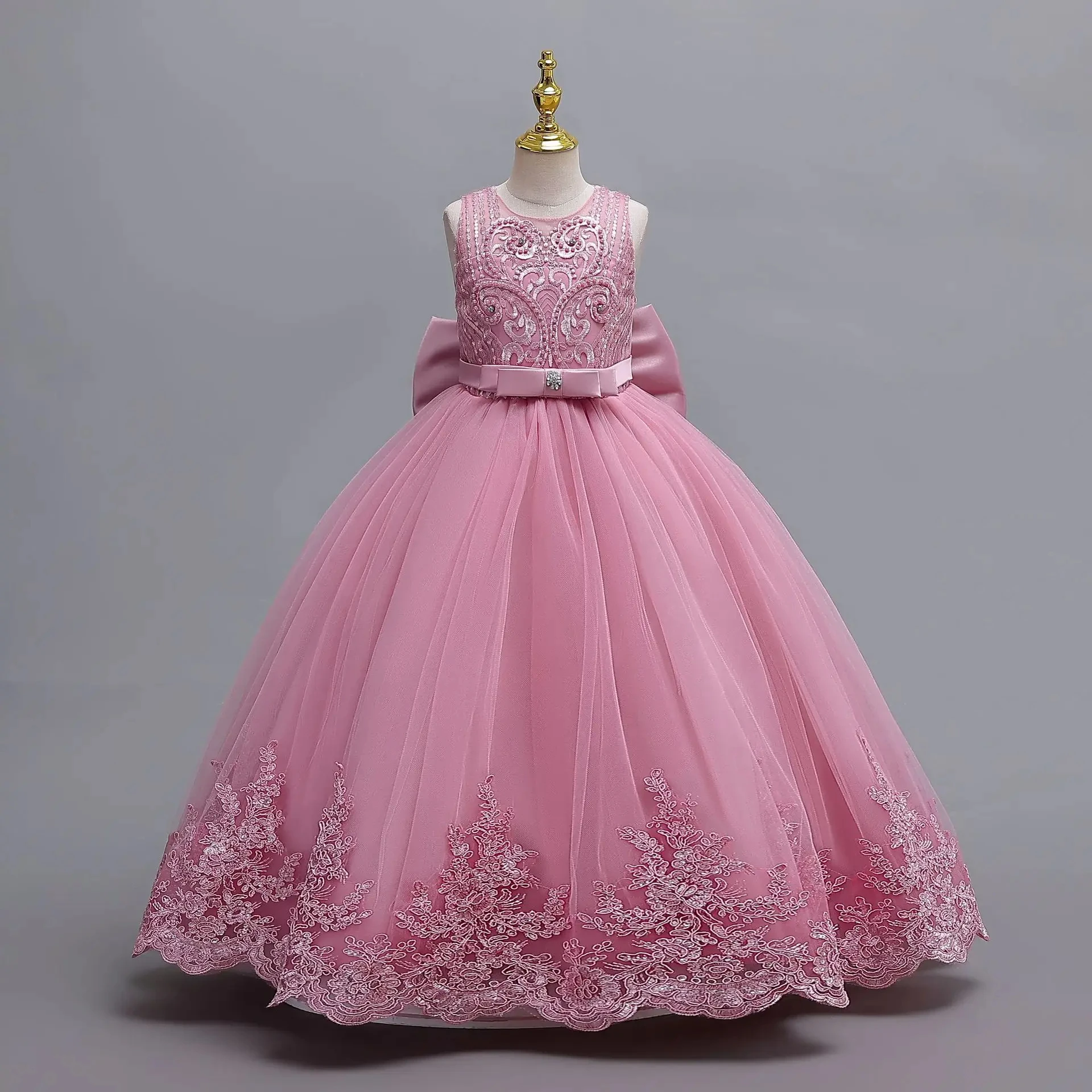 Robe tulle brodée fille — Comme dans un conte — vue 13