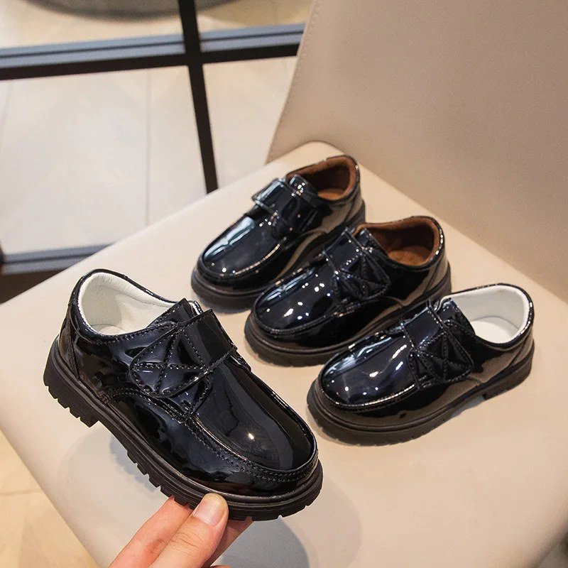 Mocassins vernis scratch garçon — Le petit gentleman pressé — vue 3