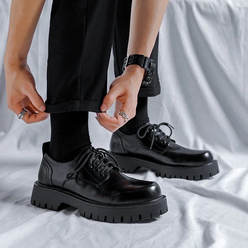 Derbies cuir plateforme — L'assurance à chaque pas — vue 2