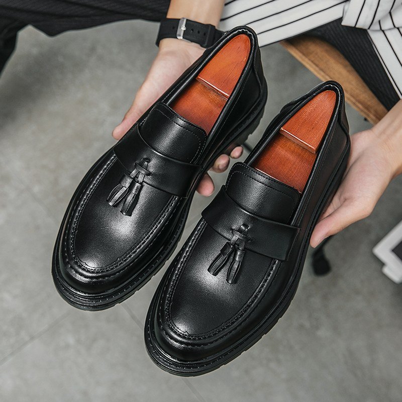 Mocassins pampilles cuir — La touche distinguée