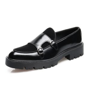 Mocassins monk cuir — Le détail qui change tout